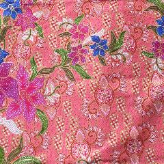 ผ้าปาเต๊ะอินโดนีเซีย ผ้าถุงยี่ห้อเจ้าหญิงสีชมพูบาติกสำเร็จรูป