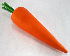 โมเดลผัก โมเดลแครอทประดิษฐ์สีส้มของเล่นแครอทปลอมตกแต่ง