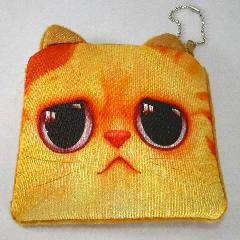 กระเป๋าใส่เหรียญ กระเป๋ารูปแมวสีส้มใบเล็กใส่เหรียญใส่เงิน