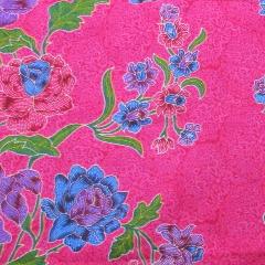 ผ้าปาเต๊ะอินโดนีเซีย ผ้าถุงสีชมพูสำเร็จรูปตราเจ้าหญิงอิโดนีเซีย